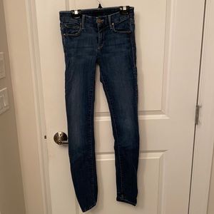 Mother The Looker Mid Rise skinny jeans sz 24
